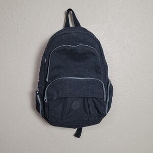 Kipling Hiker Hal Expandable Large Backpack Nylon Black No Monkey